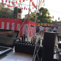 名古屋市天白区の盆踊りイベントへ音響機材をレンタルさせていただきました。