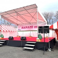 愛知県大府市の企業感謝祭イベントへ、音響機材をレンタル